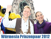 Faschingsauftakt mit Vorstellung des Würmesia Prinzenpaares 2011 auf dem Marienplatz (Foto. Martin Schmitz)